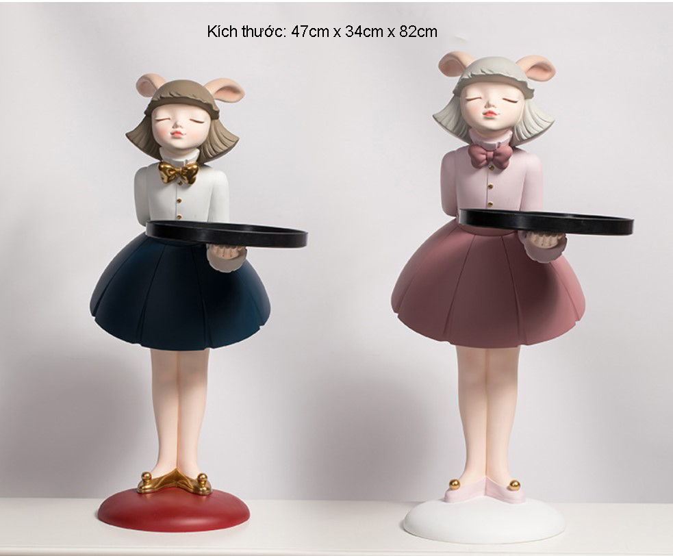 co gai tho bung khay