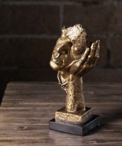 Tượng nửa mặt ba không