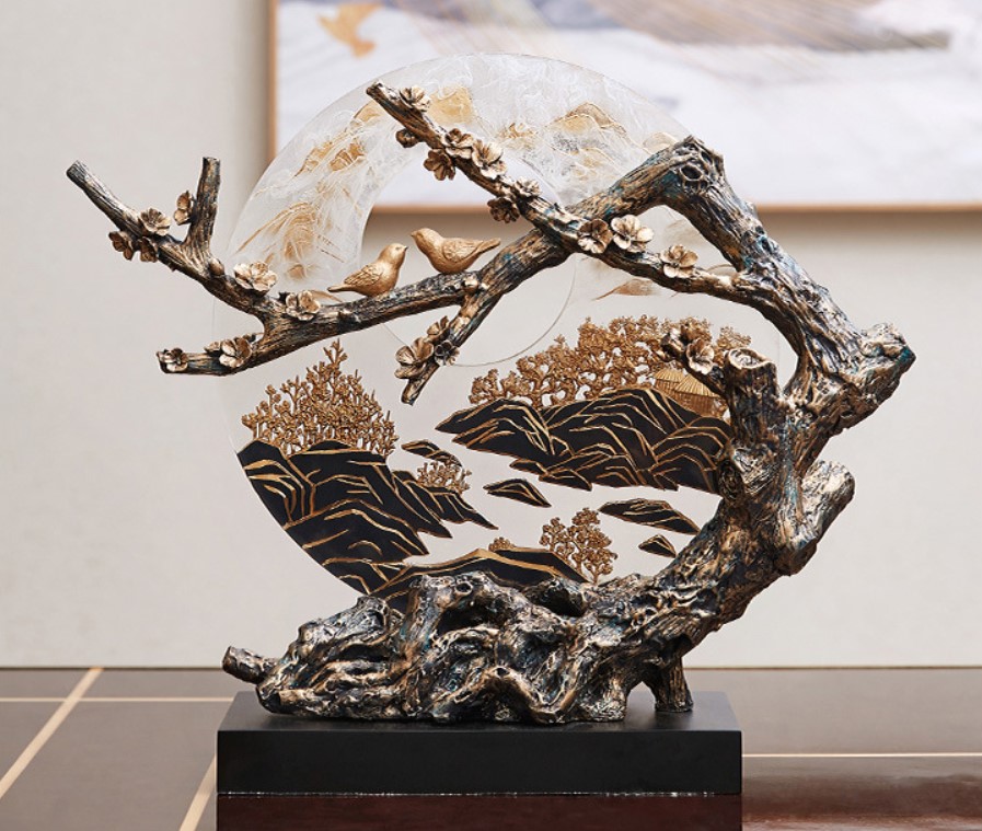 phu dieu mini tron trang tri