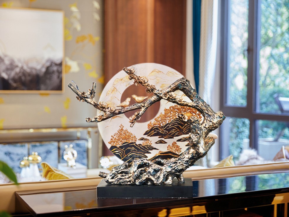 phu dieu mini tron trang tri