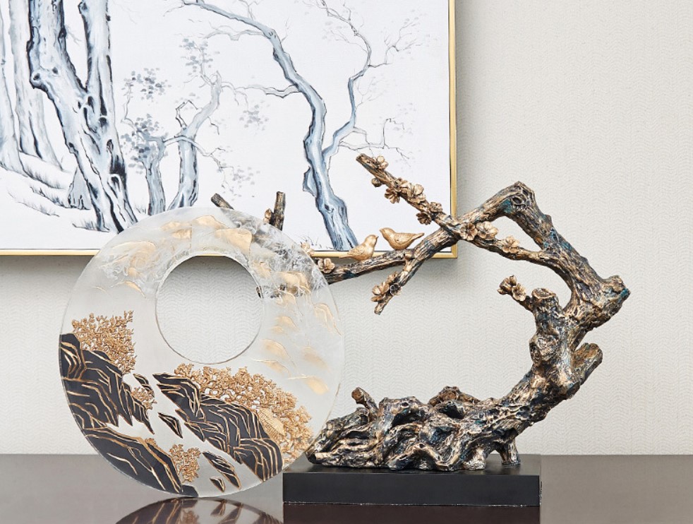 phu dieu mini tron trang tri