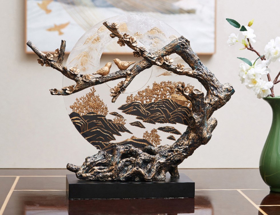 phu dieu mini tron trang tri