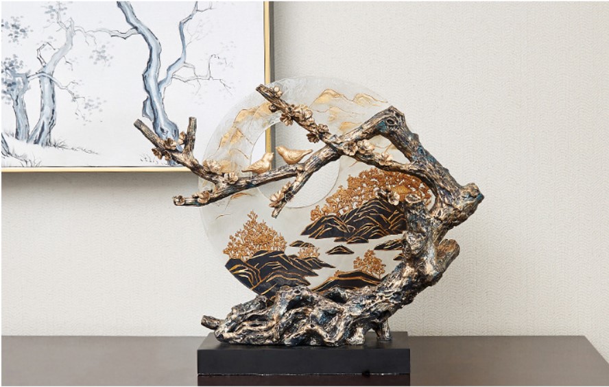 phu dieu mini tron trang tri