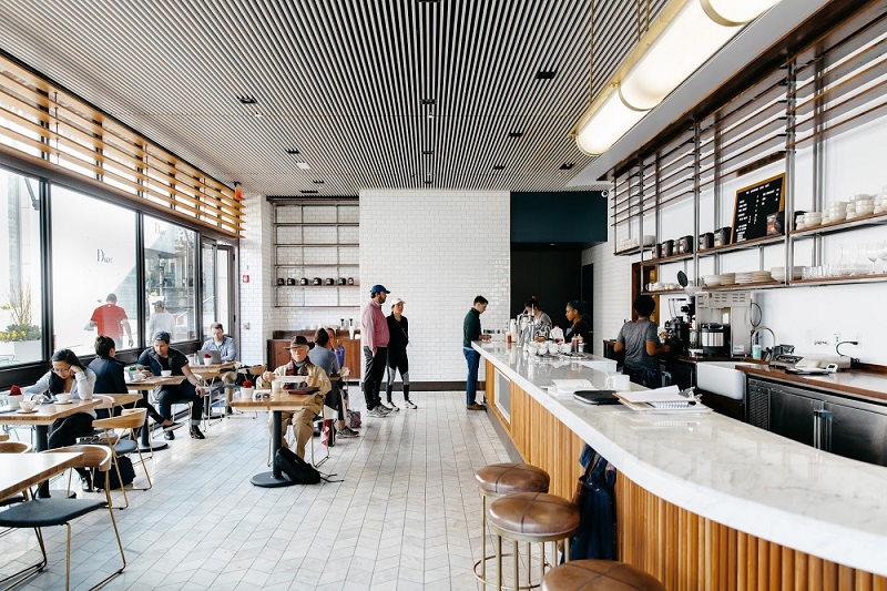 Thiết kế quán cafe theo phong cách hiện đại