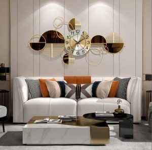 Đồng Hồ Trang Trí Decor Phòng Khách Hiện Đại