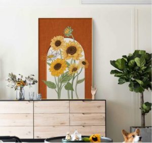 tranh canvans hoa huong duong