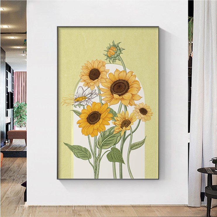 tranh canvans hoa huong duong