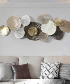 Tranh Kim Loại Trang Trí Mảng Tường Sau Ghế Sofa