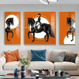 tranh nu tuong cuoi ngua