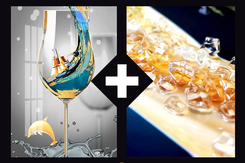 tranh pha le decor phong khach 1