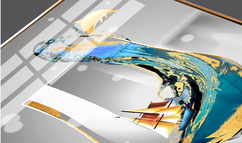 tranh pha le decor phong khach 1