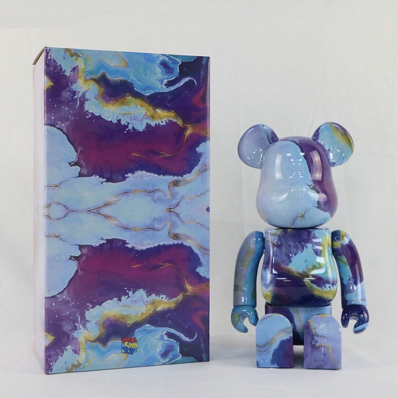 Gấu Bear bụng bự vân đá cẩm thạch 28cm