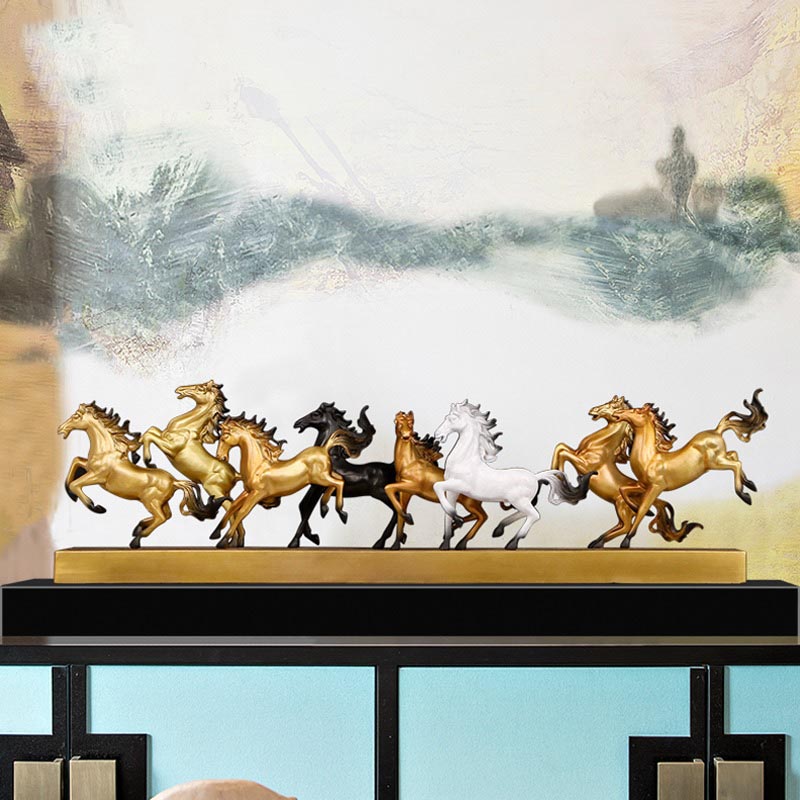 Bộ "mã đáo thành công" trang trí phòng khách