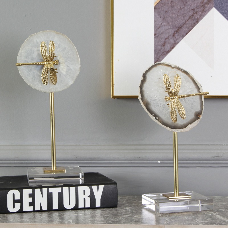 Cặp đá mã não cao cấp trang phòng khách