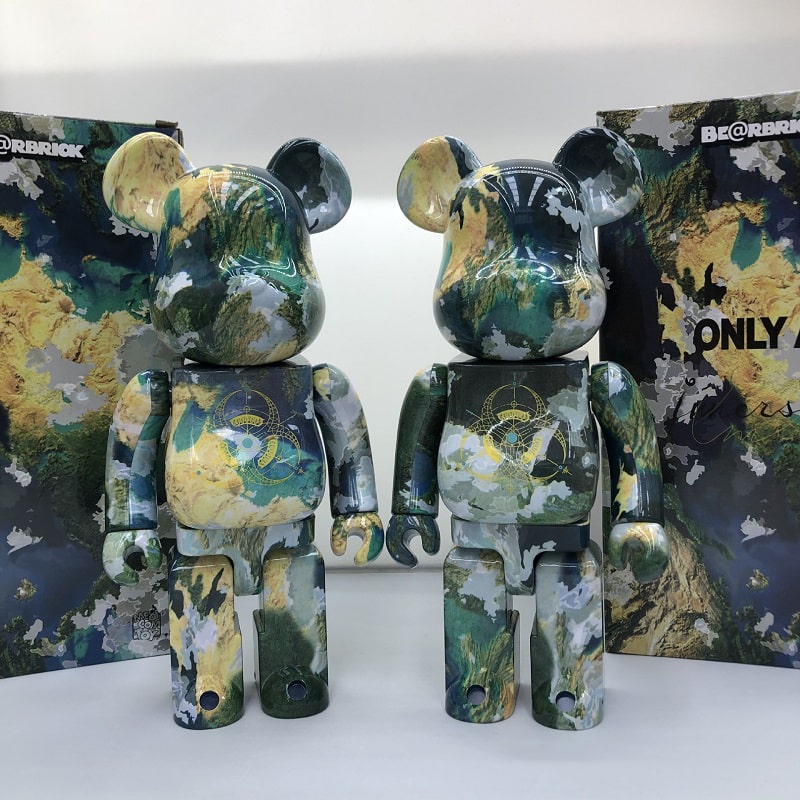 Gấu Bear bụng bự phiên bản bề mặt trái đất 28cm