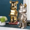 Gấu Bearbrick 1000 mạ điện sang trọng