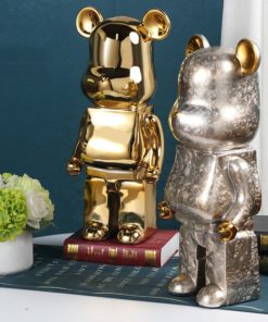 Gấu Bearbrick 1000 mạ điện sang trọng