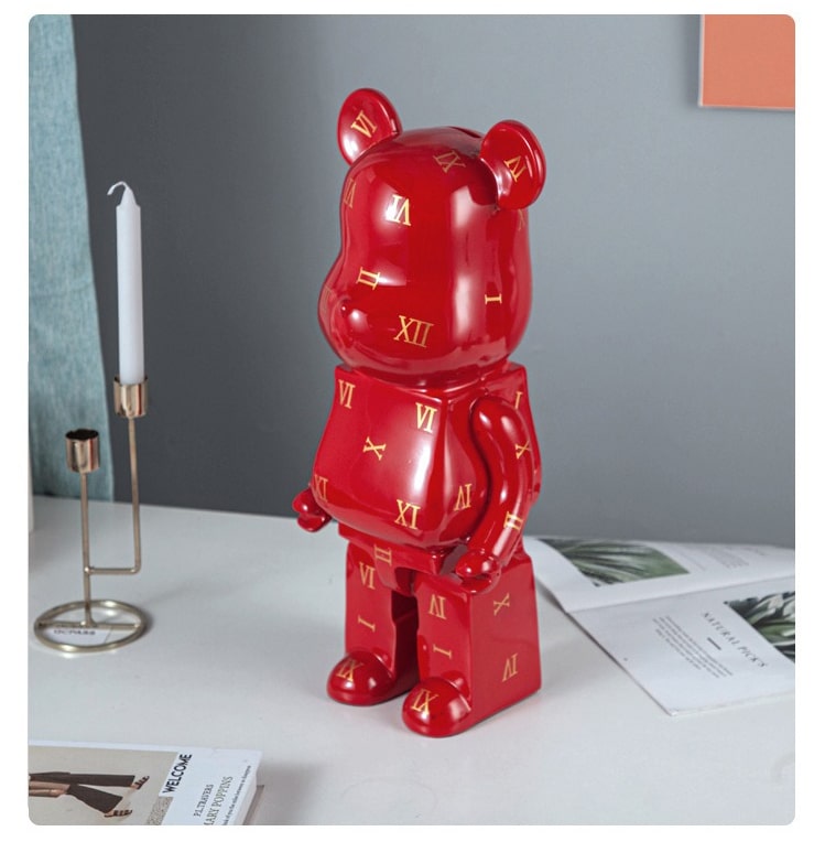 Gấu Bearbrick La Mã nhiều màu sắc