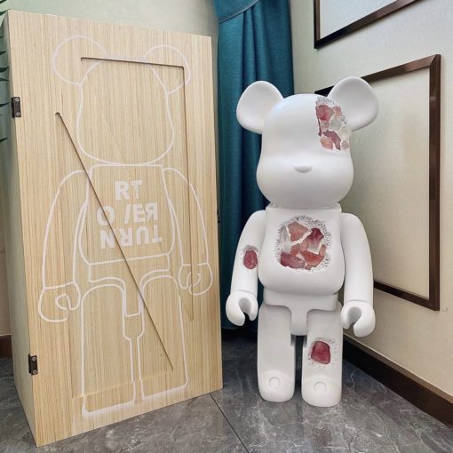 Gấu Bearbrick phiên bản xói mòn pha lê cao cấp 70cm