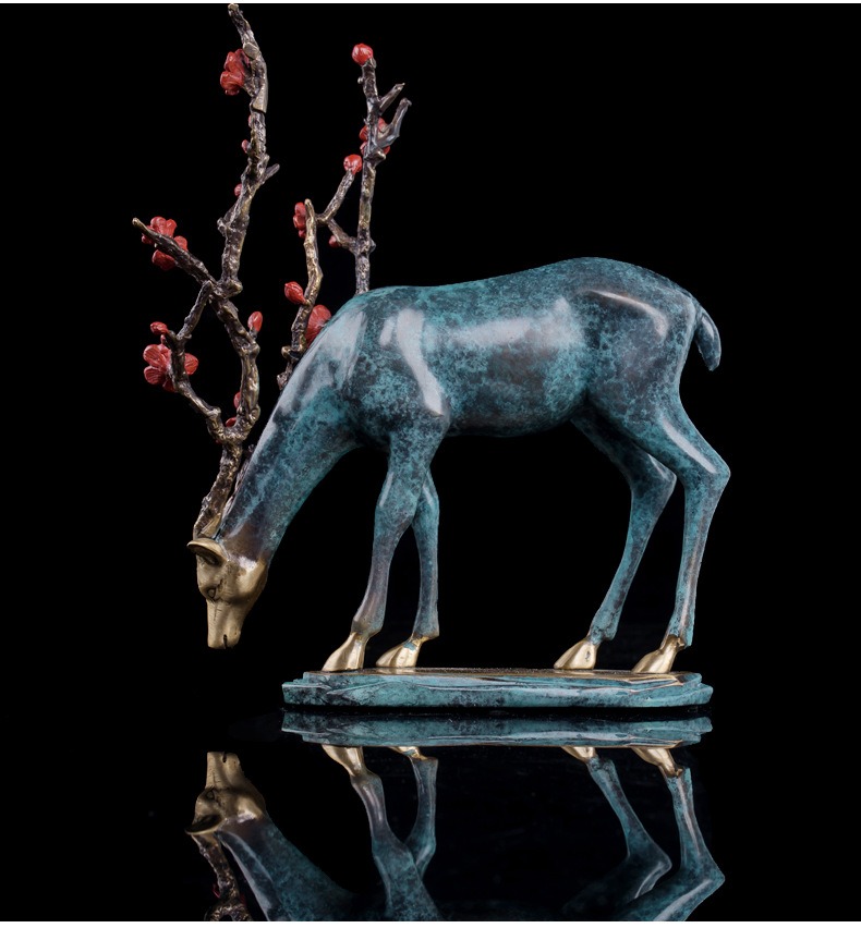 Cặp hươu sừng hoa anh đào