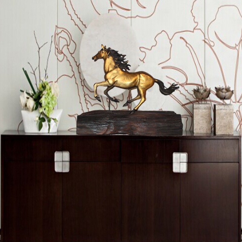 Tượng ngựa đồng để bàn