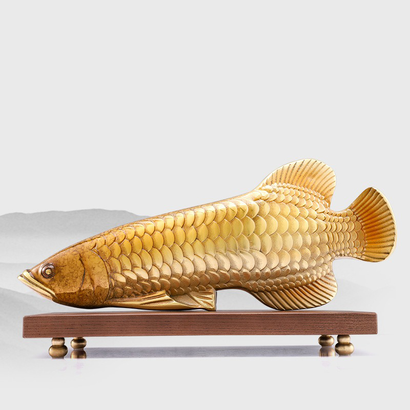 Cá rồng bằng đồng mang lại may mắn