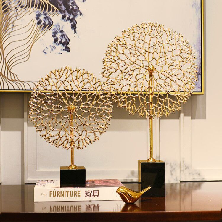 Cặp cây tài lộc trang trí nội thất