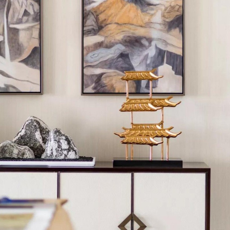 Mô hình mái hiên trang trí nội thất