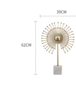 mô hình mặt trời kim loại