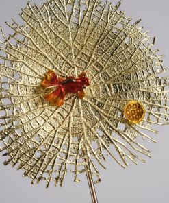 Mô hình lá sen bằng kim loại