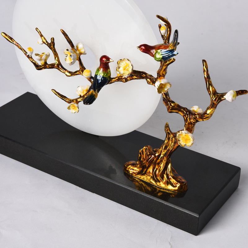 Cặp chim uyên ương đồng điếu