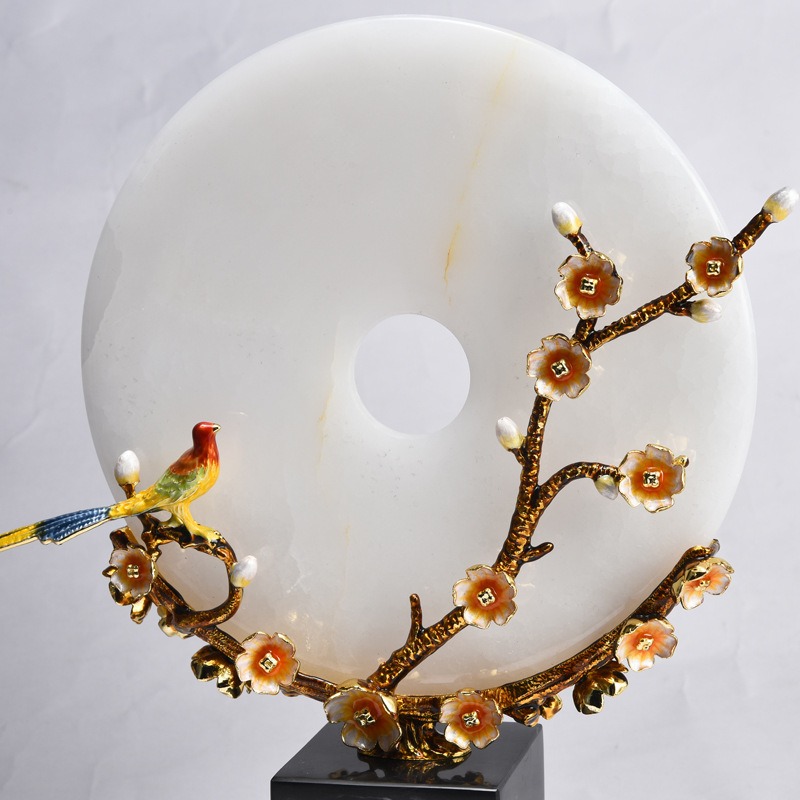 do trang tri dong dieu chim khuyen Chim khuyên đồng điếu ngọc