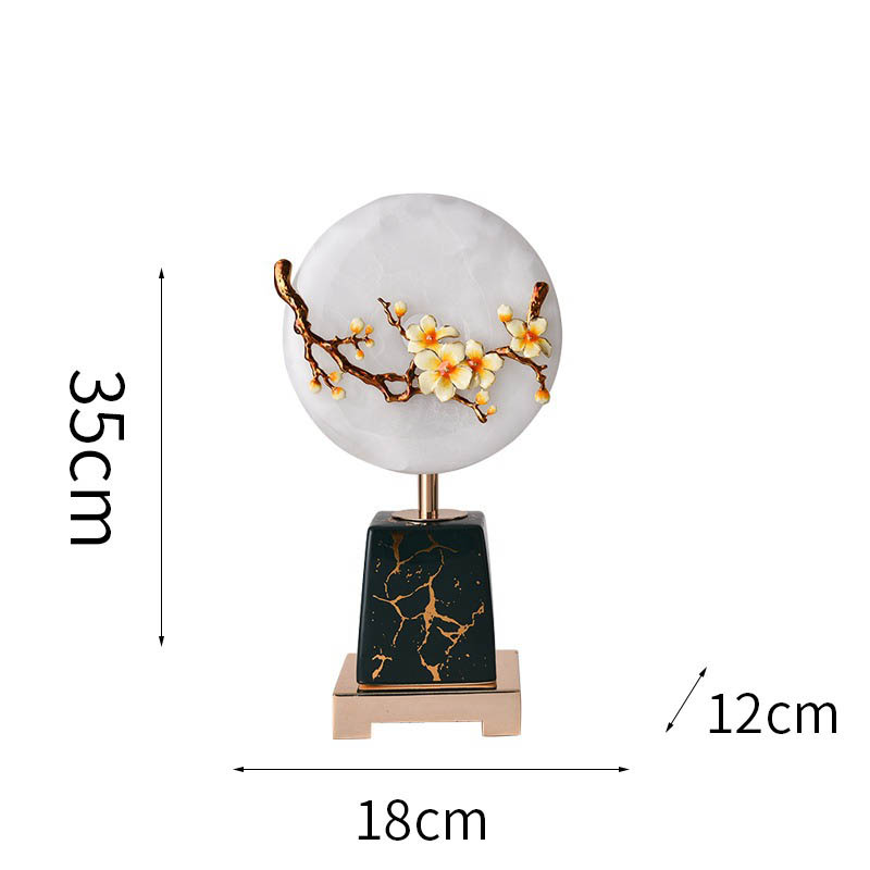 do trang tri mai vang nghe thuat phong khach Cành mai vàng đồng điếu ngọc