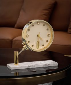 Đồng hồ để bàn kính núp