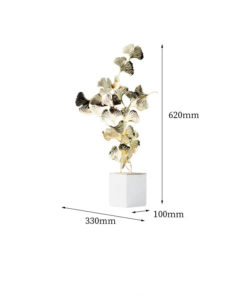 Lá bạch quả decor phòng khách 