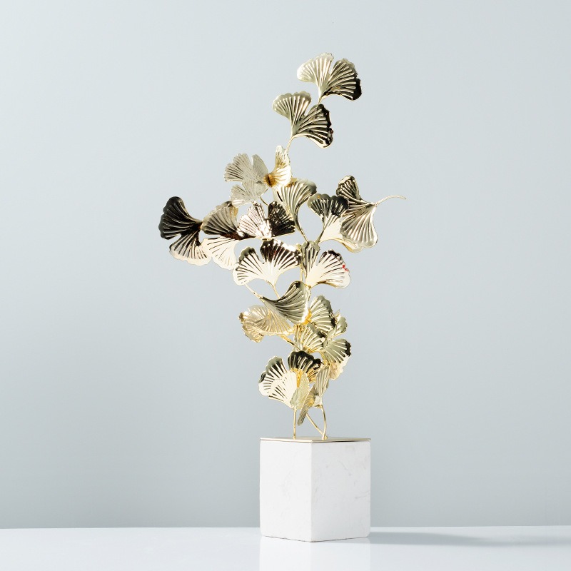 Lá bạch quả decor phòng khách