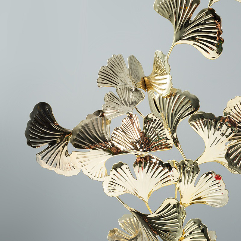 Lá bạch quả decor phòng khách