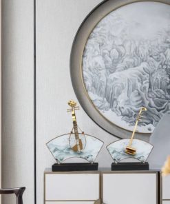 Mô hình đàn nhị trang trí phong cách cổ trang