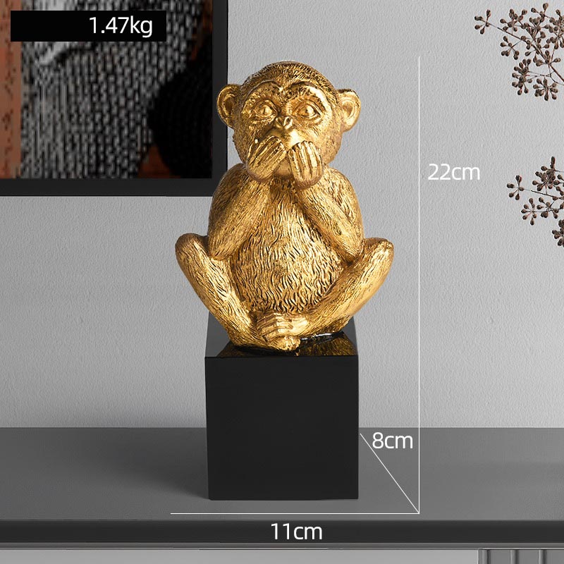 Bộ tam khỉ ba không