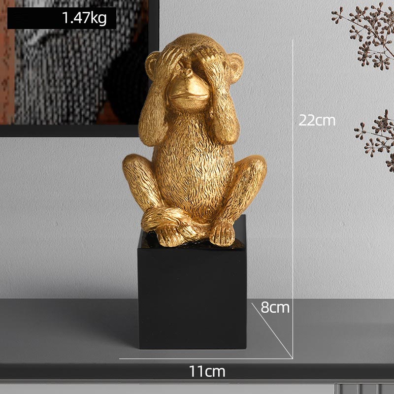 Bộ tam khỉ ba không