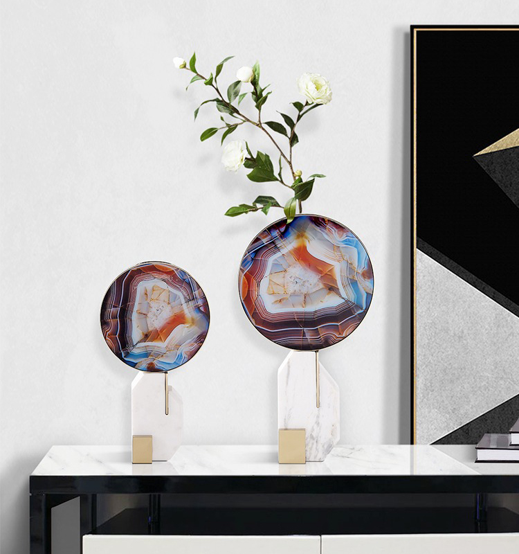 Bình cắm hoa khô bằng đá cẩm thạch