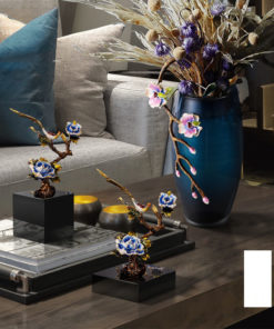 Decor chim và hoa để bàn