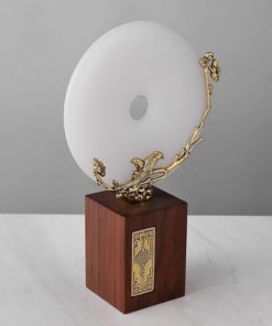 Đồng điếu ngọc bích trang trí phòng khách