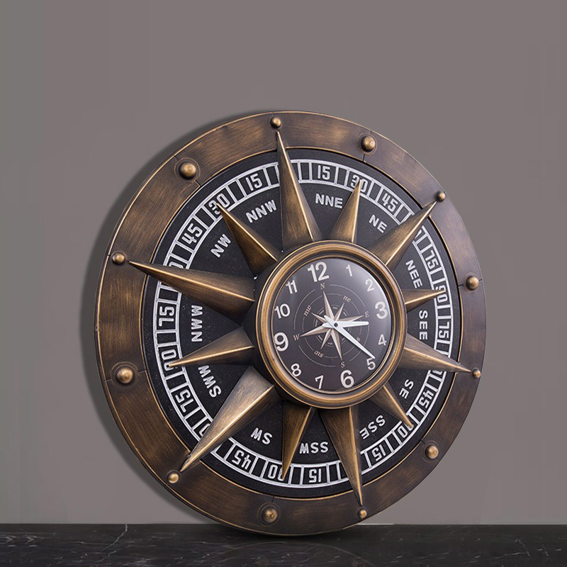 dong ho la ban 4 Đồng hồ hình la bàn độc đáo