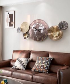 Đồng hồ treo tường mô hình quả địa cầu