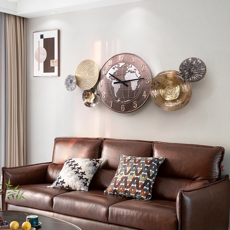 Đồng hồ treo tường mô hình quả địa cầu