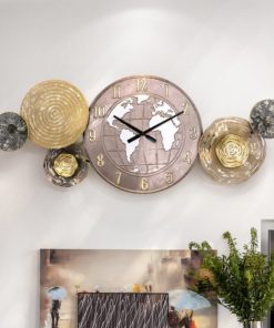 Đồng hồ treo tường mô hình quả địa cầu