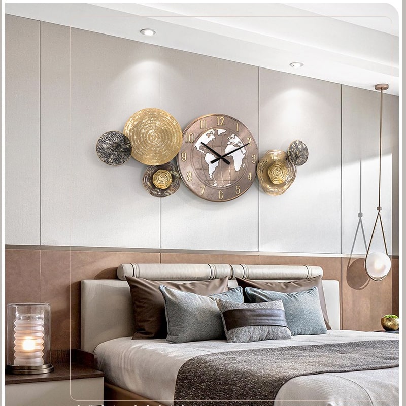 Đồng hồ treo tường mô hình quả địa cầu