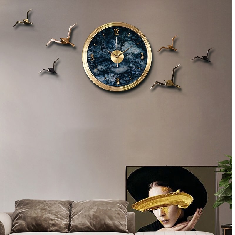 dong-ho-treo-tuong-chim-en 1 Đồng hồ treo tường chim én gọi mùa xuân