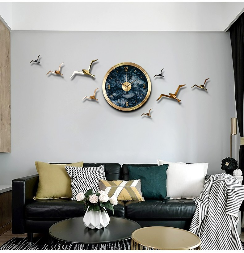 Đồng hồ treo tường chim én gọi mùa xuân